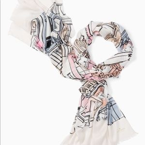NWOT-Kate Spade New York New Orleans House Scarf